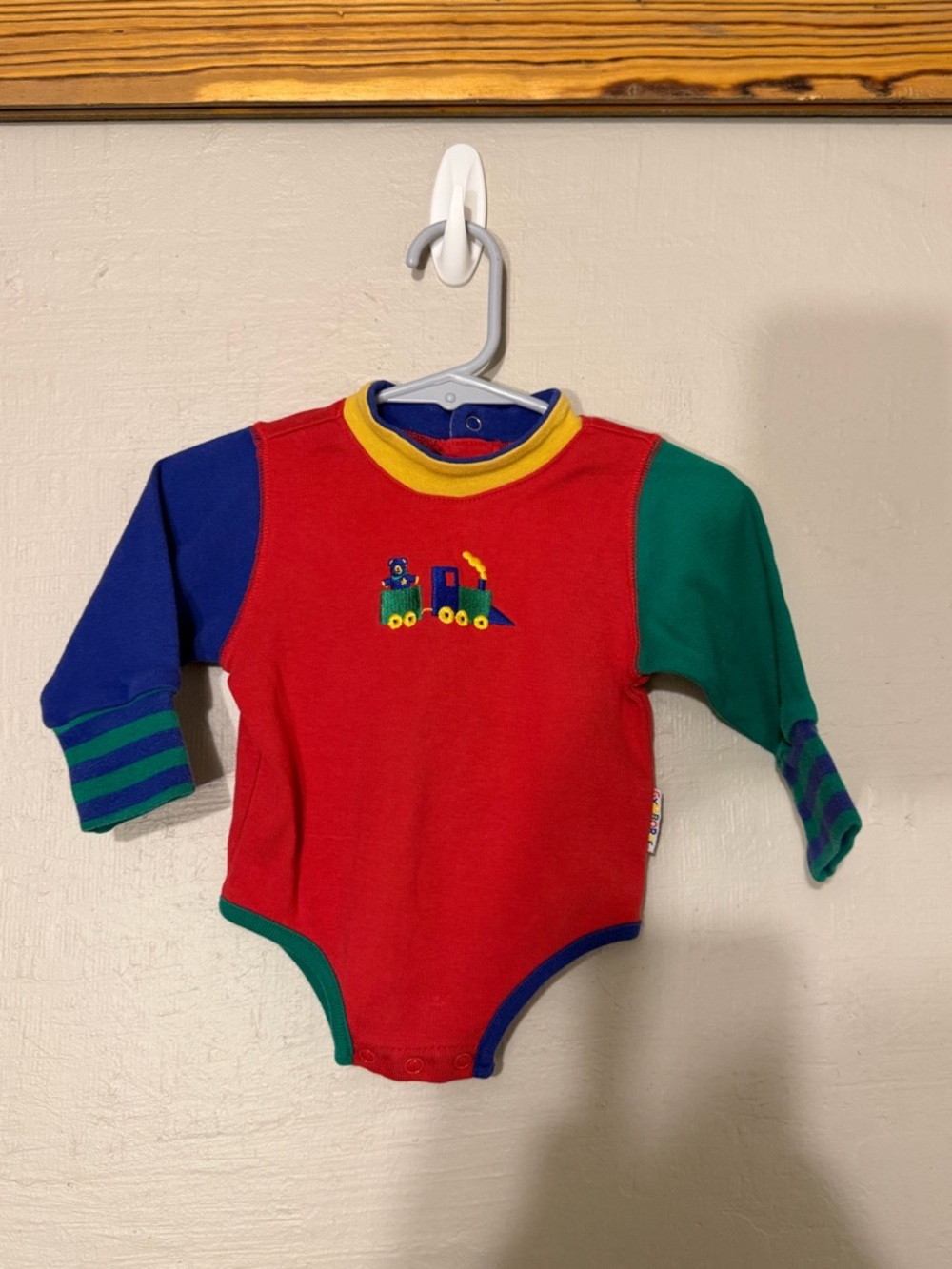 Gymboree Vintage Color Block Long-Sleeve Bodysuit Newborn